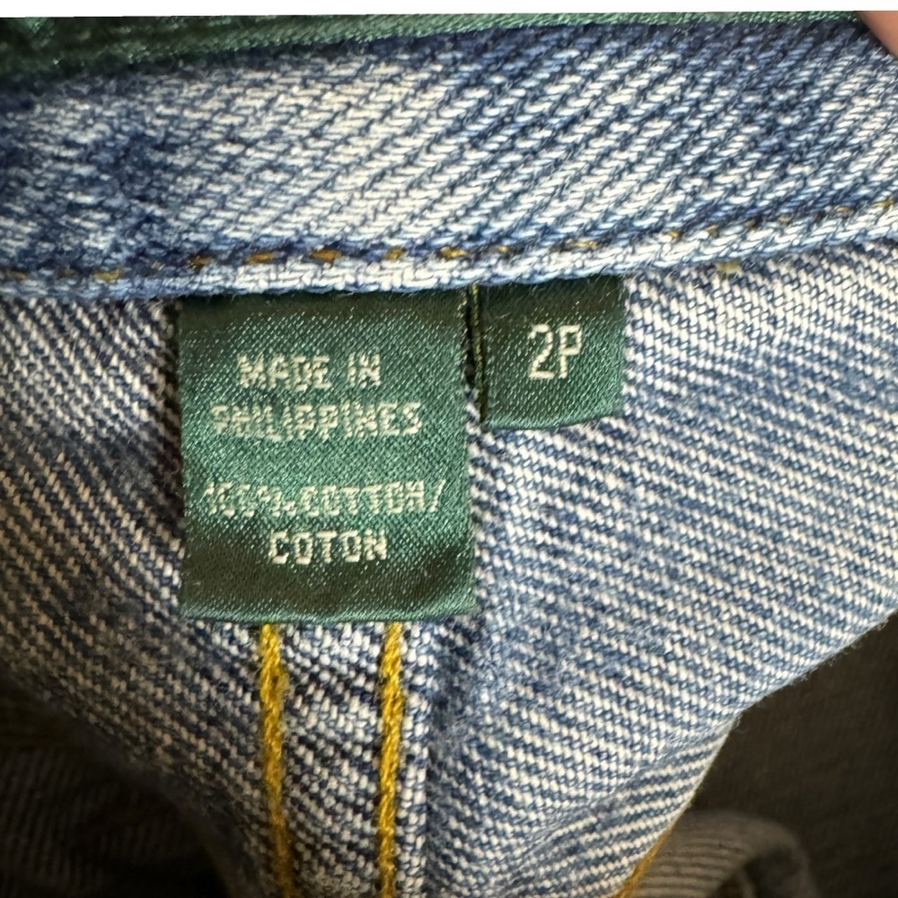 Vtg Lauren Jeans Co Ralph Lauren mom jeans womens 2 petite - Picture 11 of 16